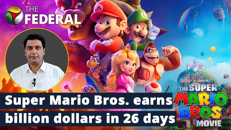 Animated film The Super Mario Bros. Movie first to earn billion dollars in 2023