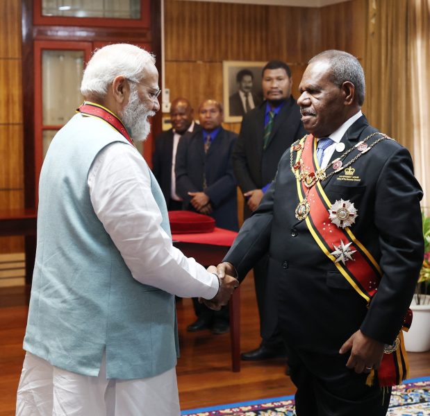 Papua New Guinea, Fiji confer rare honour on Prime Minister Modi