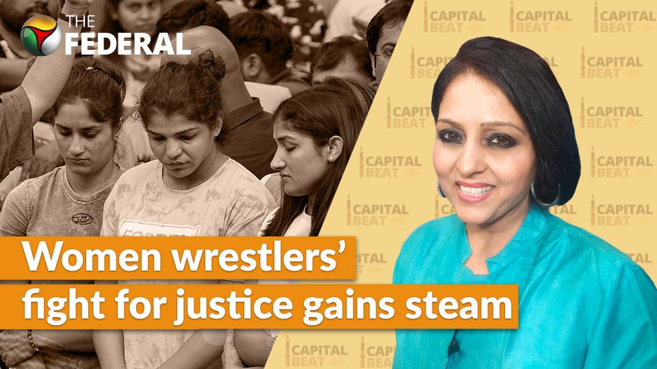 Supporters flock to Jantar Mantar in solidarity with women wrestlers