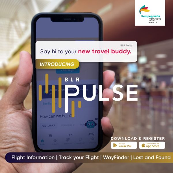 BLR Pulse app Bengaluru airport Kempegowda International Airport
