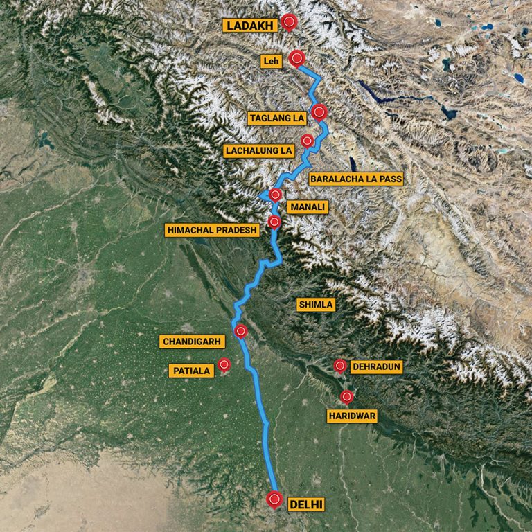 Now, take a bus from New Delhi to Leh, world’s highest motorable road