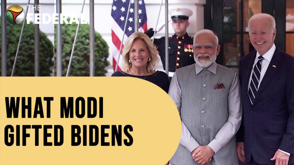 Sandalwood box, green diamond: Heres what Modi gifted the first couple