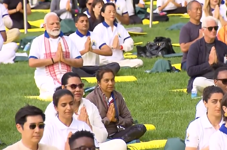 Modi leads historic yoga session at UN; sets Guinness World Record