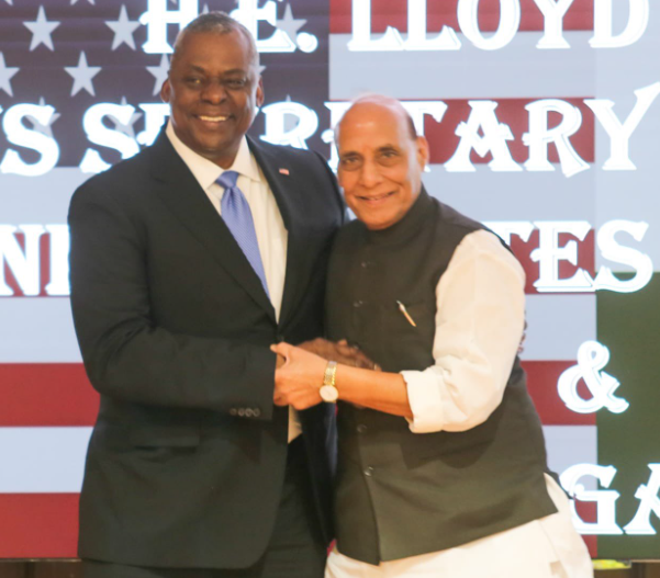Rajnath holds talks with US Defence Secretary Lloyd Austin