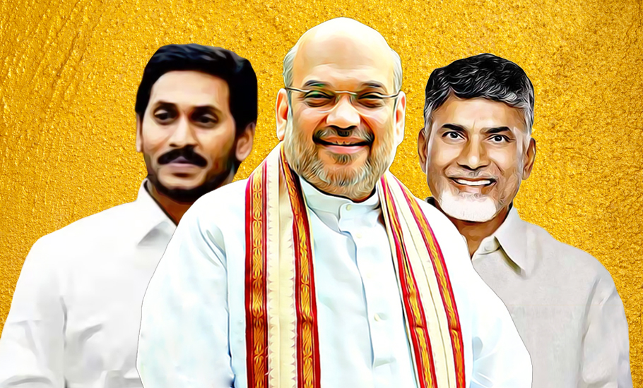 Amit Shah, Jagan, Naidu, TDP, Andhra