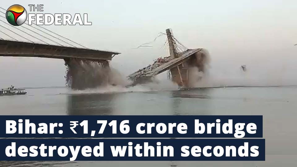 Under-construction bridge in Bihars Bhagalpur collapses over Ganga