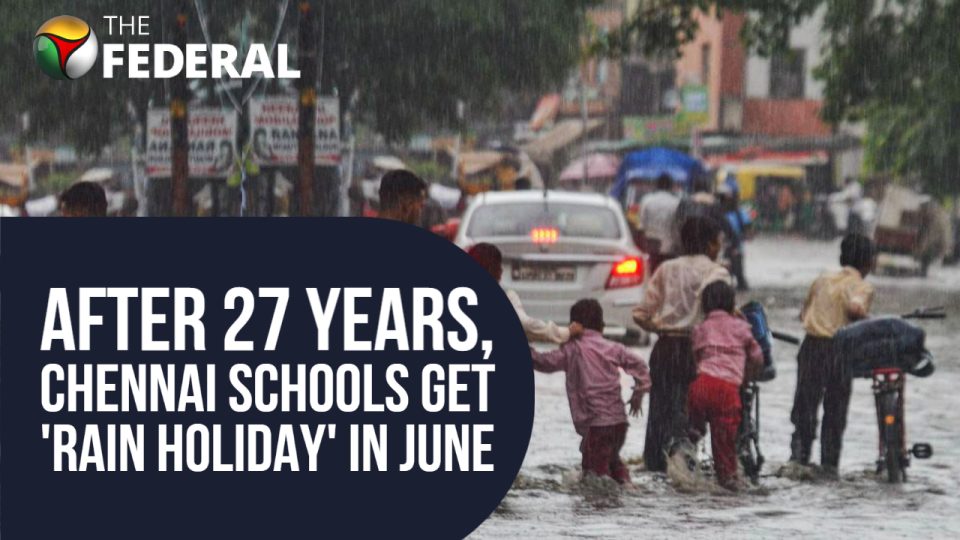 Schools shut in various districts due to heavy rainfall in Tamil Nadu