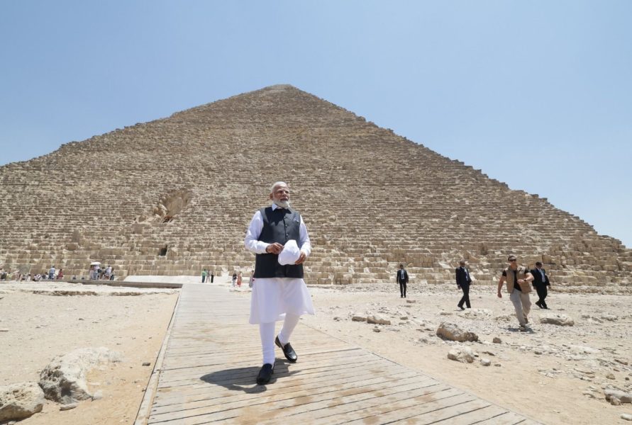 PM Narendra Modi, Pyramids, Egypt