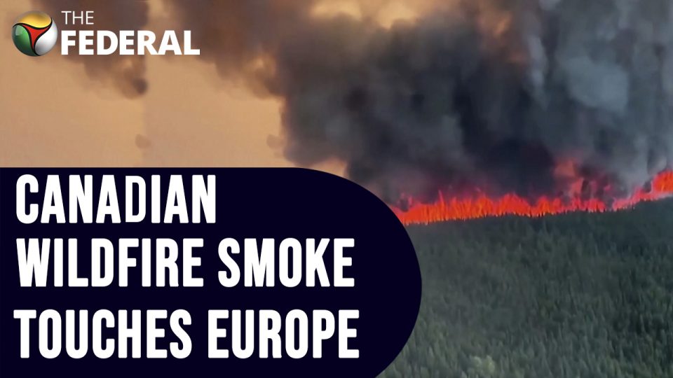 Smoke from Canadian wildfires enters Spain, record 160 million tons of carbon released
