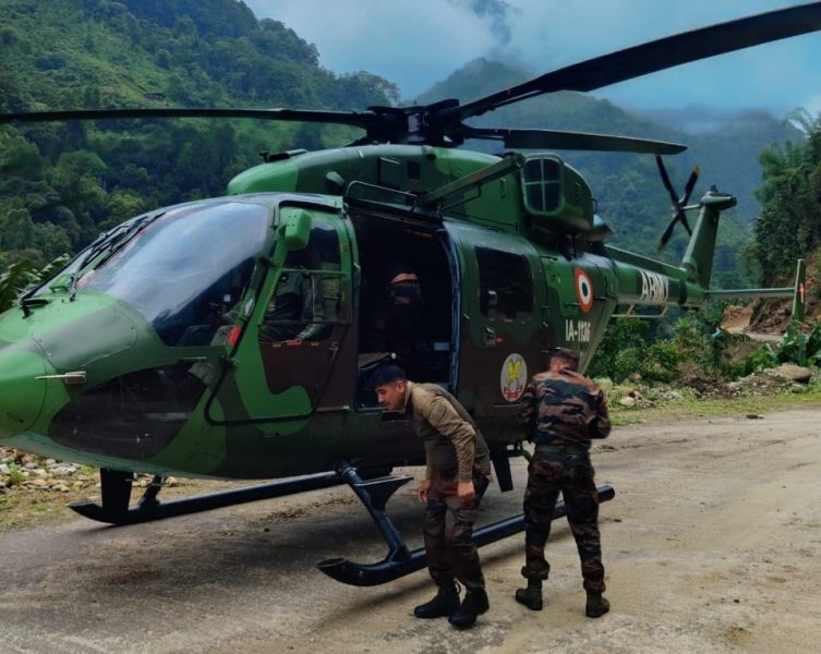 Bad weather forces Army chopper to skid-land on Arunachal Pradesh road