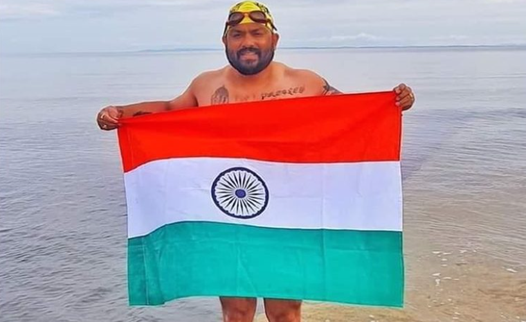 Ace swimmer Elvis Ali Hazarika of Assam crosses English Channel both ways