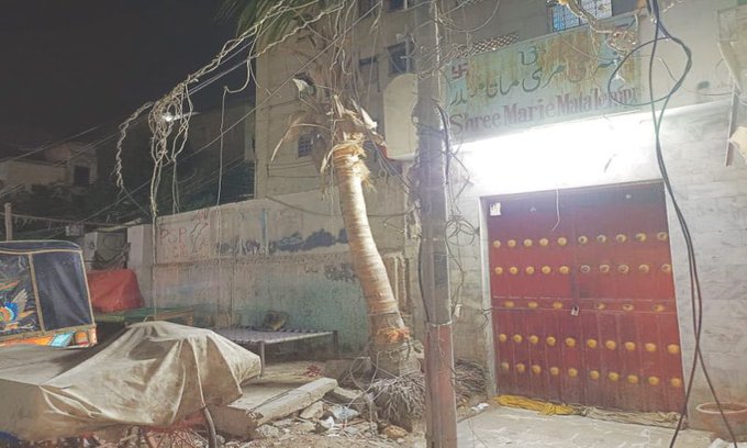 Karachi Hindu Temple demolished