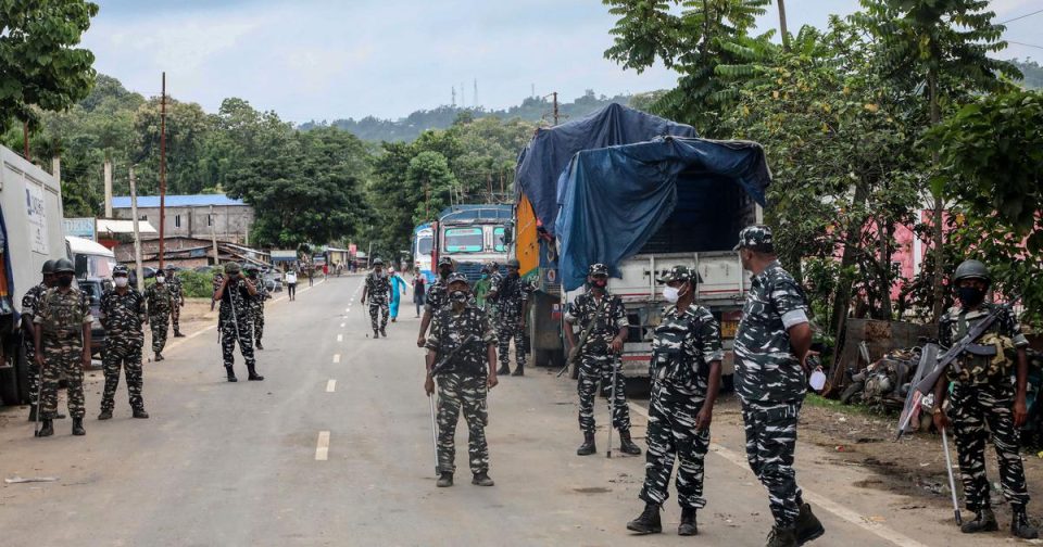 Manipur, Imphal, curfew relaxed