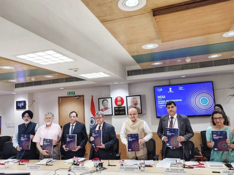 NITI Aayog report: 13.5 crore people moved out of multidimensional poverty in 5 years