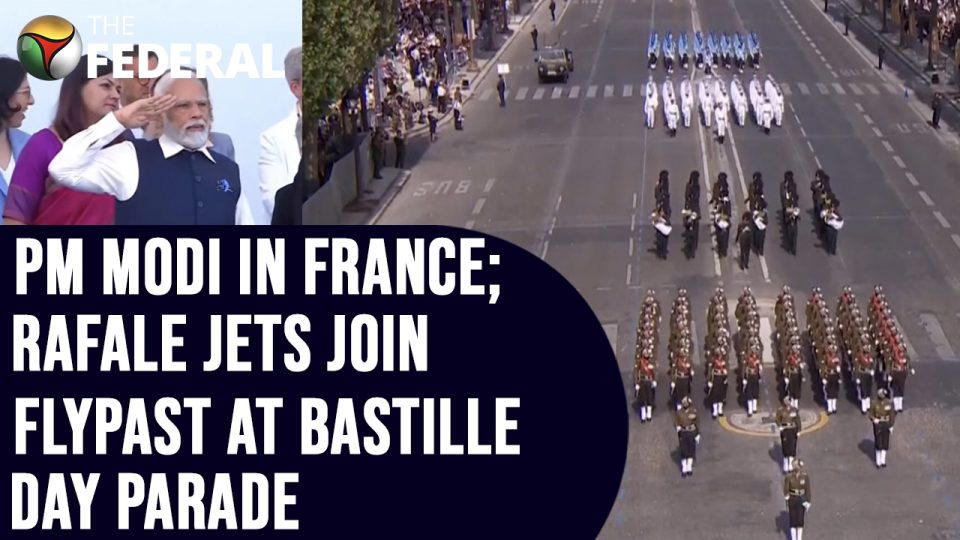 Indian contingent shines at Bastille Day in Paris