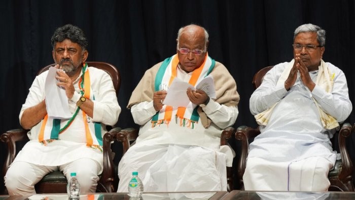 Kharge stamps his authority with Delhi meet of Karnataka ministers