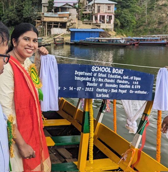 Tripura launches school boat service to ferry school students for free