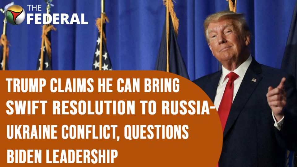 Trump: “I can resolve Russia–Ukraine conflict in one day,” criticizes Biden’s leadership