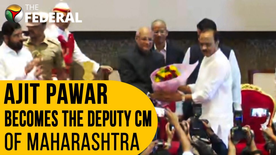 NCP leader Ajit Pawar sworn in as Maharashtra Deputy CM