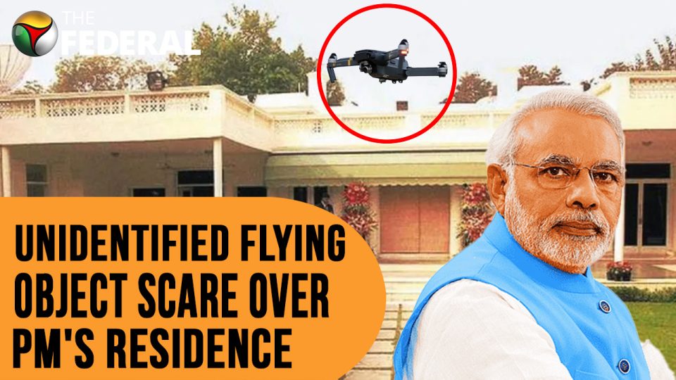 Drone spotted near Prime Minister Narendra Modis residence