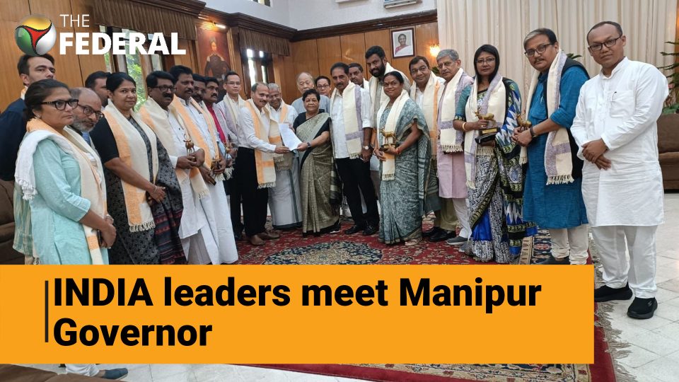 ‘Restore peace’: INDIA alliance leaders urge Manipur Governor