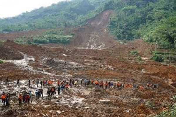 Landslide, China