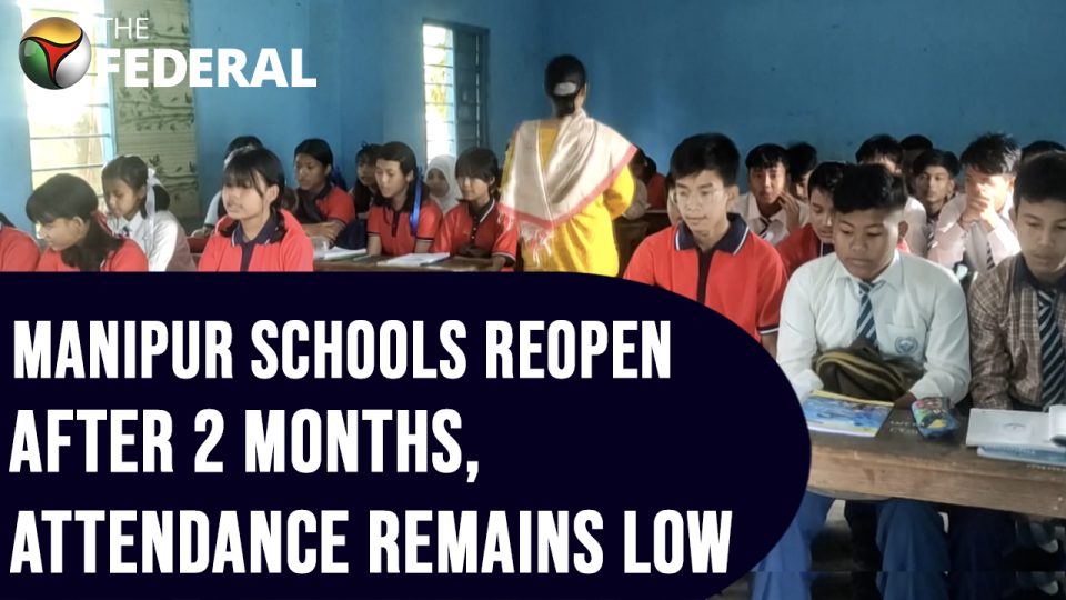 Manipur: Attendance low as schools reopen after nearly 2 months