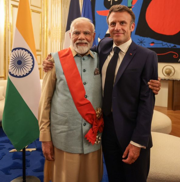 Narendra Modi, highest honour of France