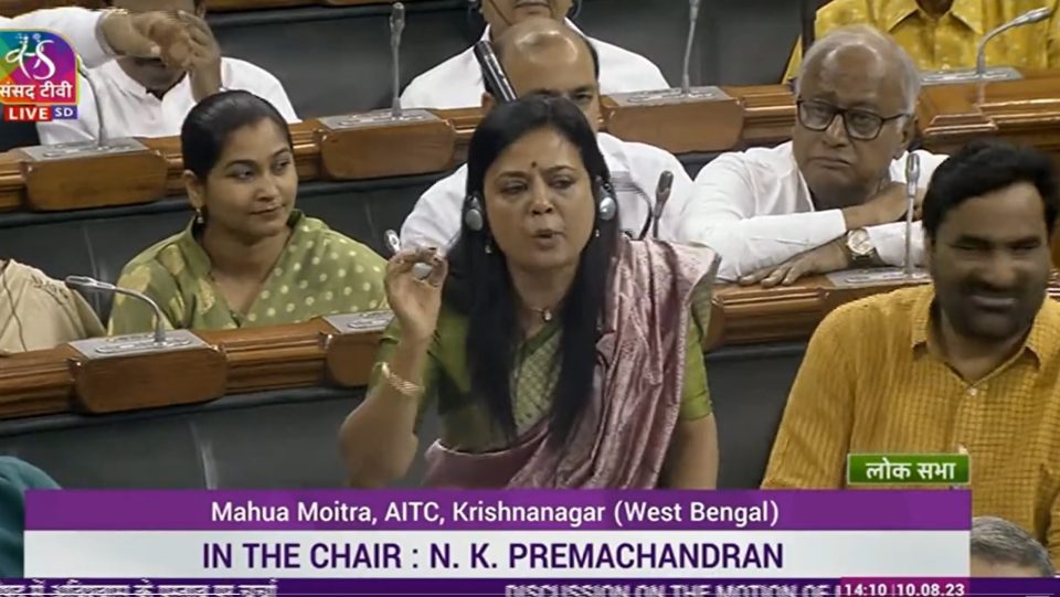 No-confidence motion to break code of silence on Manipur: Mahua Moitra in LS