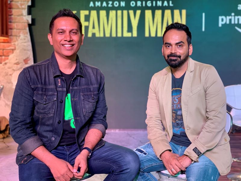 Raj & DK at a press conference for their original series The Family Man