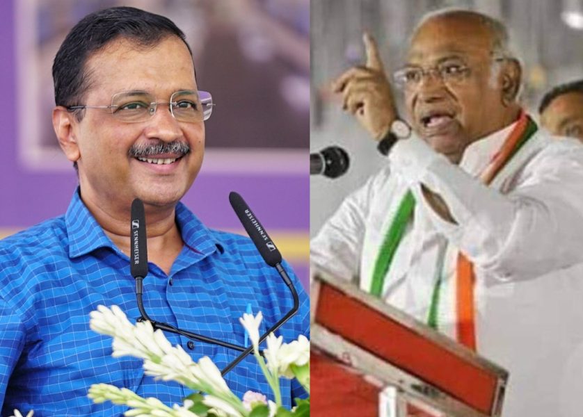 Arvind Kejriwal, Mallikarjun Kharge