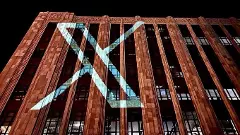 Twitter headquarters, new X logo, Musk, Linda Yaccarino