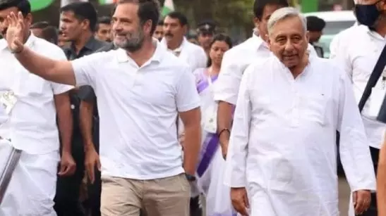 Mani Shankar Aiyar and Rahul Gandhi
