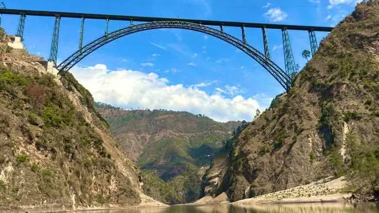 Udhampur-Srinagar-Baramulla Rail Link (USBRL), Kashmir railway link, Anji bridge, Chenab bridge