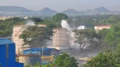 gas leak Visakatnam