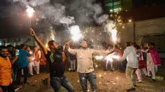 Muslim wedding fireworks DJ