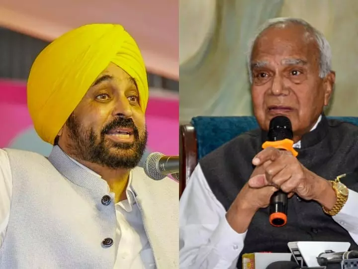 Punjab CM Mann vs Punjab governor Banwarilal Purohit