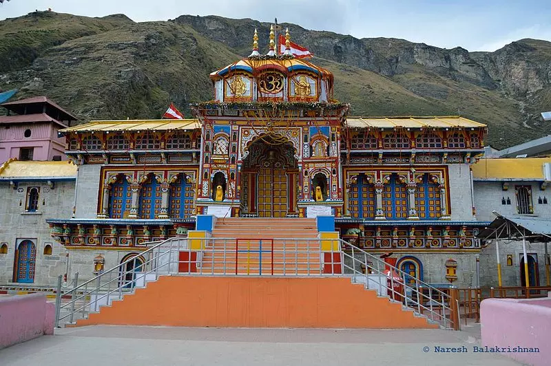 The Badrinath temple in Uttarakhand. Photo: Wikipedia The Badrinath temple in Uttarakhand. Photo: Wikipedia