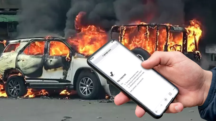 Mobile internet ban suspend Haryana Manipur