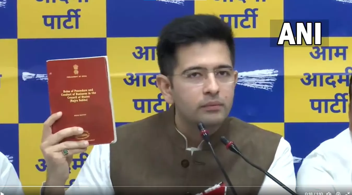 False allegation of forgery against me, BJP trying to suppress my voice: Raghav Chadha
