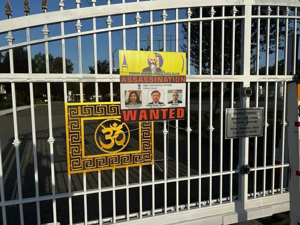 Hindu temple vandalised in Canada, Khalistani leaders posters displayed