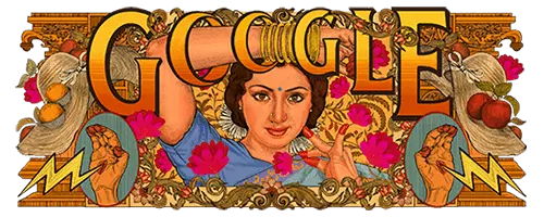 Google Doodle celebrates Sridevi on 60th birth anniversary