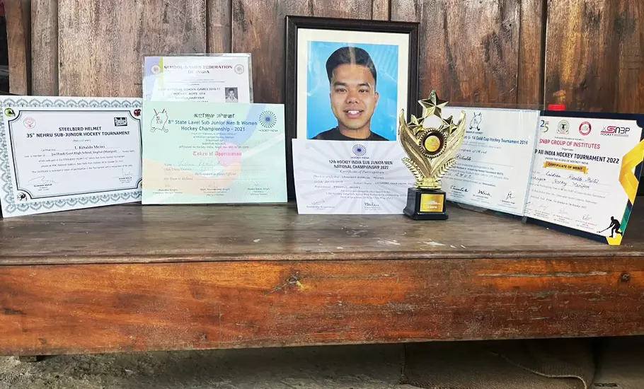 Football player Laishram Sanayima Meitei lost his life on May 5 in the Manipur violence. 