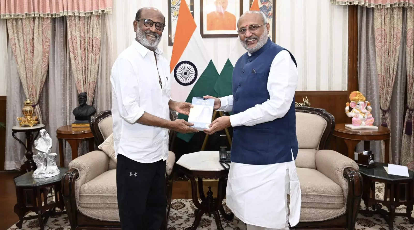 Jharkhand governor meets Rajinikanth, calls him one of Indias greatest actors