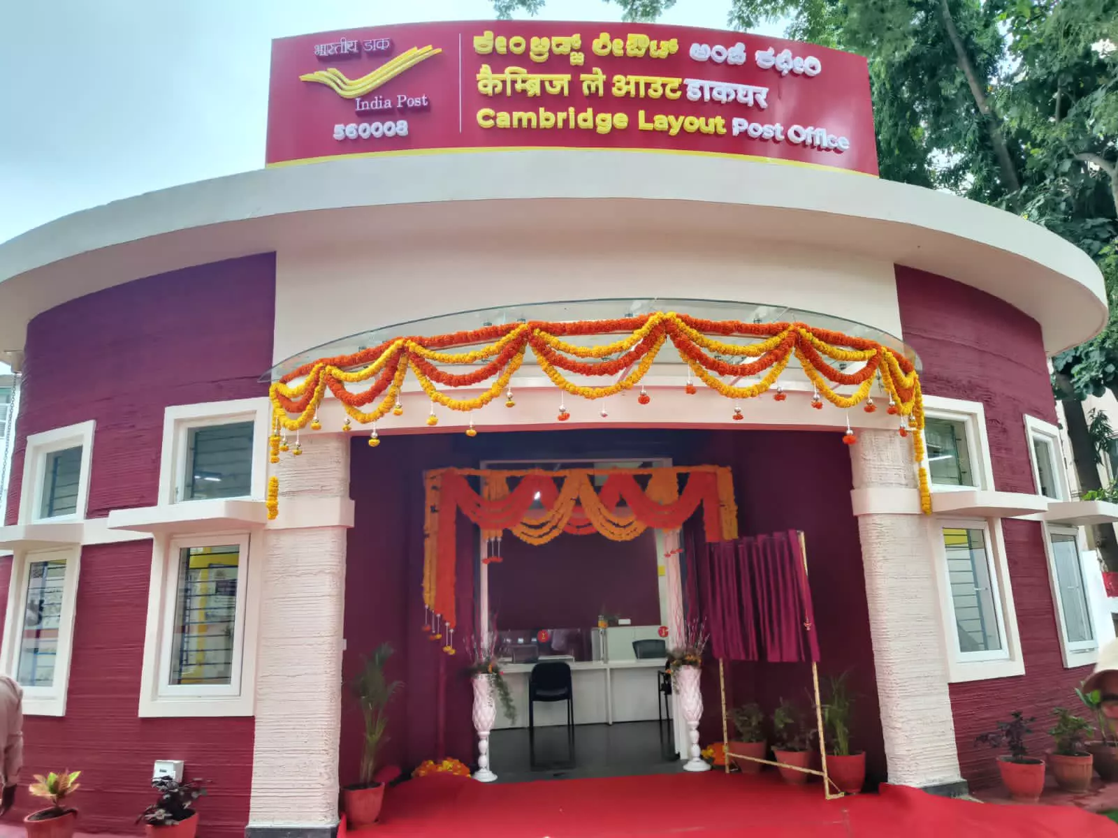 3D-printed post office building in Bengaluru