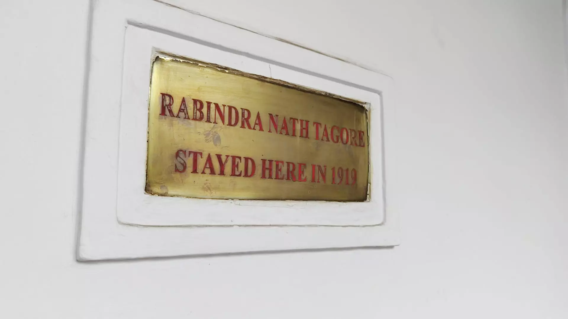 Rabindranath Tagore stayed for nearly three weeks at Balabrooie. 
