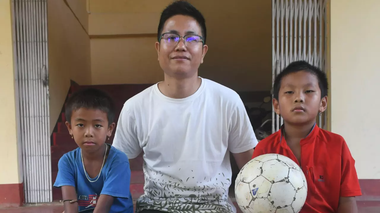 For ISRO staffer at Manipur relief camp, Chandrayaan is joy amid trauma For ISRO staffer at Manipur relief camp, Chandrayaan is joy amid trauma