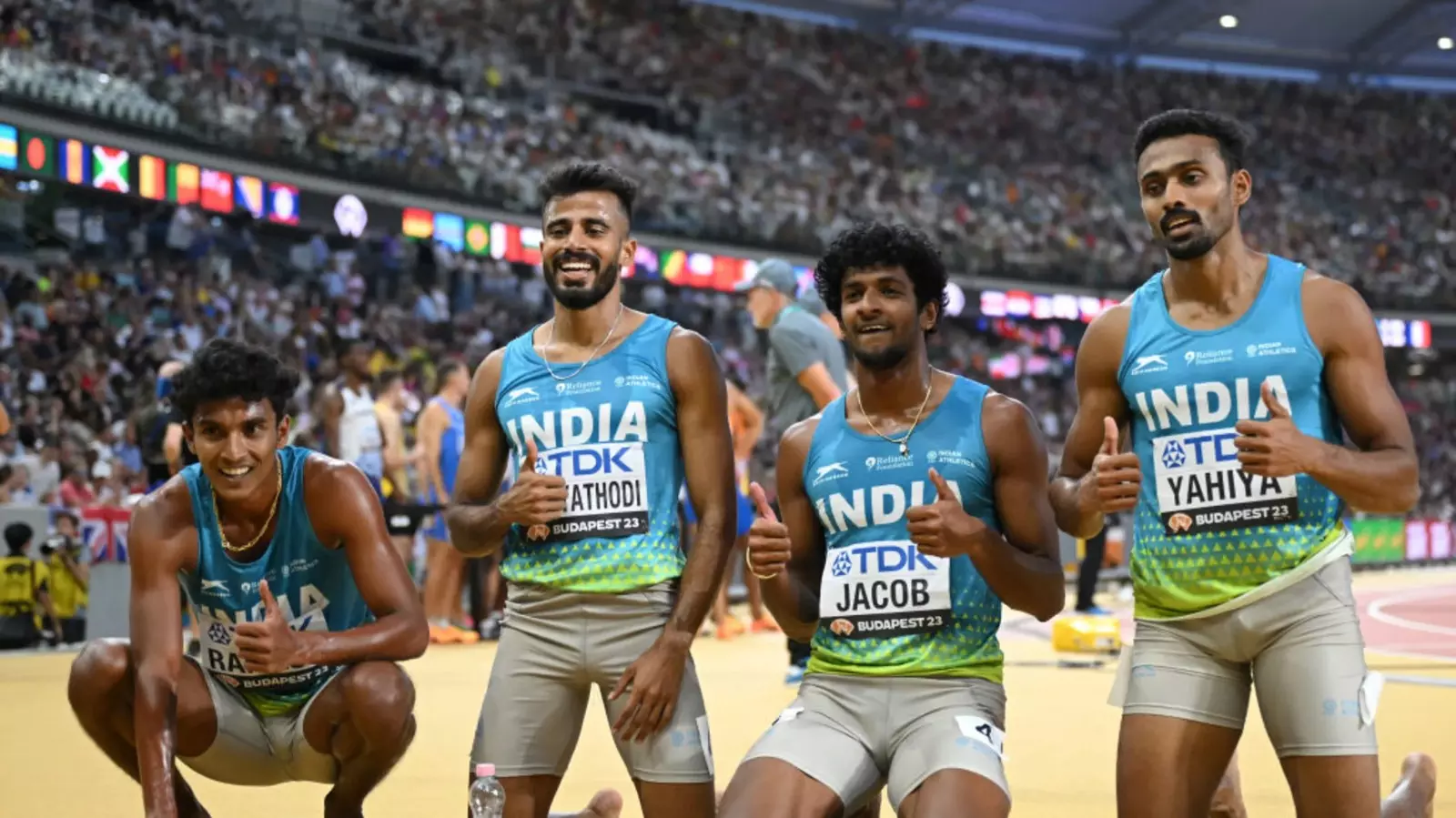 Indian mens 4x400m relay team breaks Asian record, qualifies for World Championships final for first time