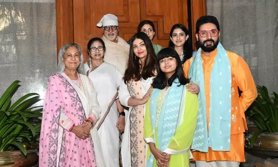 Mamata Banerjee visits Bachchans, Uddhav on Raksha Bandhan, ties rakhis