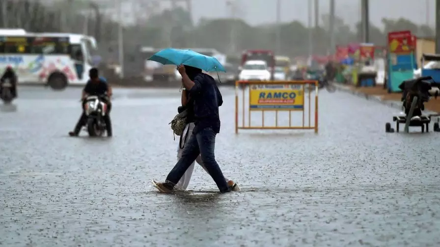 Delhi, northwest India, IMD, rain